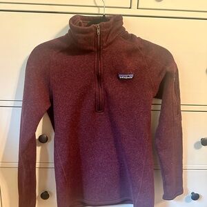 Patagonia Maroon Fleece Pullover